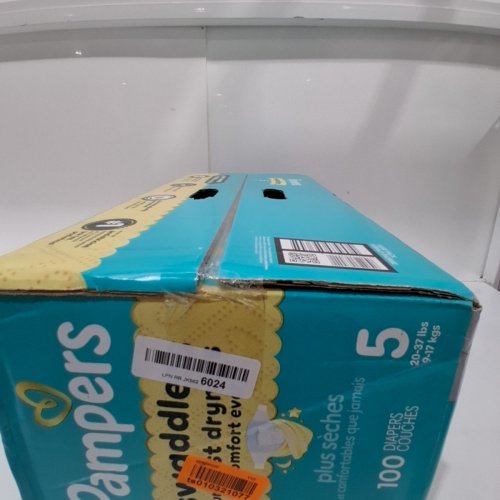 100PK PAMPERS SWADDLERS 100% LEAKPROOF DISPOSABLE BABY DIAPERS - SIZE 5 image 3