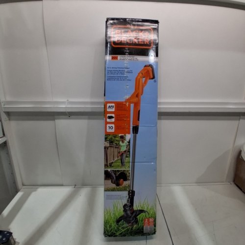 BLACK+DECKER STRING TRIMMER/EDGER - 10" - 20V - BLACK/ORANGE (MODEL: LST201) image 5