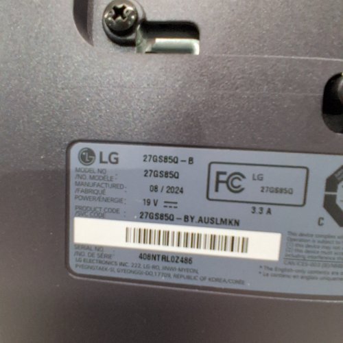 LG ULTRAGEAR QHD NANO IPS GAMING MONITOR - 27" - 180HZ - BLACK (MODEL: 27GS85Q-B) image 9