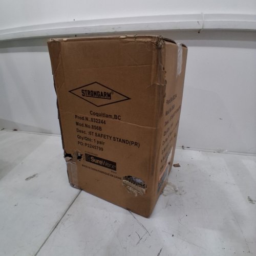 2PC STRONGARM VEHICLE SAFETY STANDS - 6 TON MAX - ORANGE (MODEL: 856B) image 5
