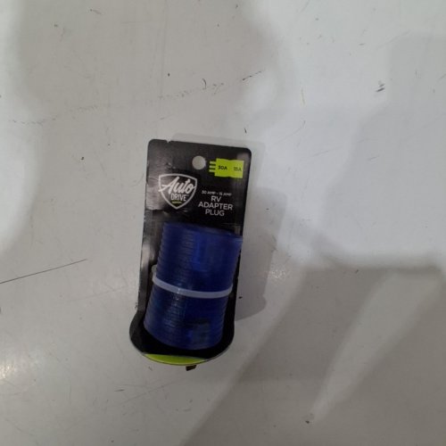 AUTO DRIVE RV ADAPTER PLUG - 30 - 15 AMP - UNIVERSAL - BLUE (MODEL: FS001) image 2
