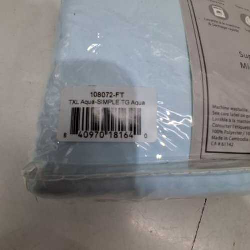 SWIFT HOME SUPER SOFT MICROFIBER FITTED SHEET - TWIN-XL SIZE - AQUA BLUE image 2