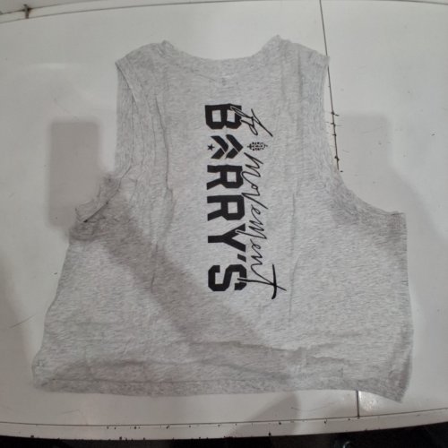 WOMEN'S FP MOVEMENT BARRY'S GRAPHIC TANK TOP - EXTRA LARGE - HEATHER GREY image 3