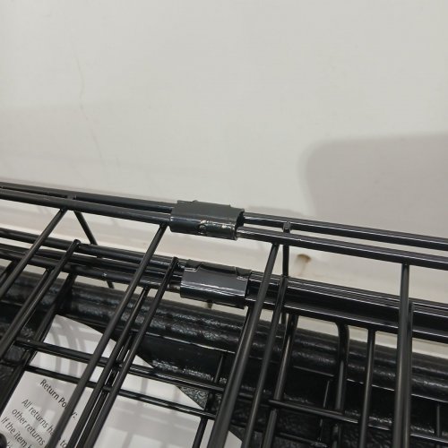 LARGE FOLDING WIRE DOG/PET CRATE - 30: X 19.5" X 16.5" - BLACK (MODEL: MGHH-DC-30D-BLACK) image 3