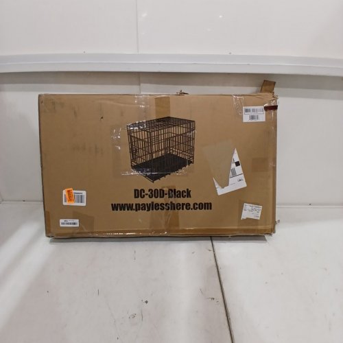 LARGE FOLDING WIRE DOG/PET CRATE - 30: X 19.5" X 16.5" - BLACK (MODEL: MGHH-DC-30D-BLACK) image 4