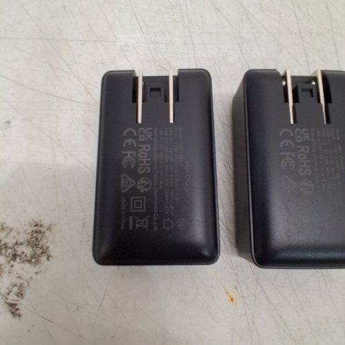 2PK EXCGOOD 4-PORT USB-C FAST CHARGING BLOCK - 40W - BLACK image 2