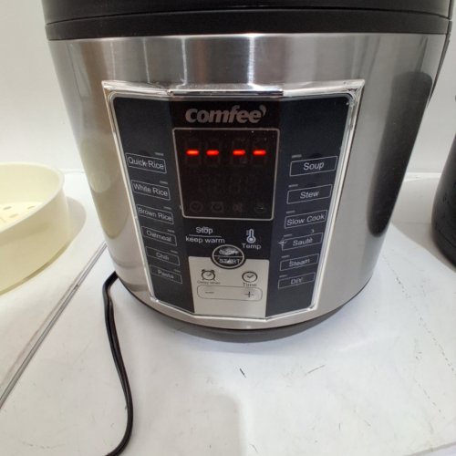 COMFEE RICE COOKER ALL-IN-ONE POT WITH 12 COOKING PROGRAMS - 120V/5L - BLACK (MODEL: MB-M25) image 2