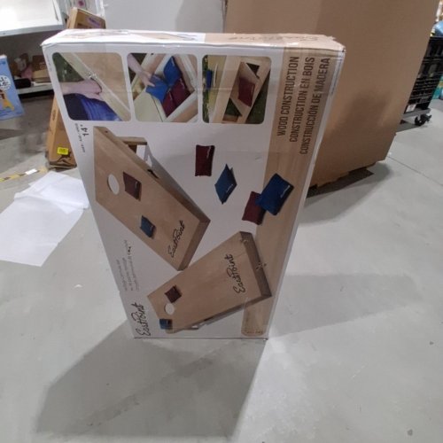EASTPOINT WOOD CORNHOLE GAME SET - 24" X 48" BOARDS - NATURAL WOOD image 7