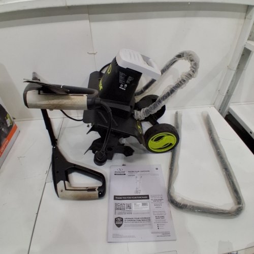 SUNJOE ELECTRIC TILLER/CULTIVATOR - 16" - 12 AMP - GREEN/BLACK (MODEL: TJ603E) image 2