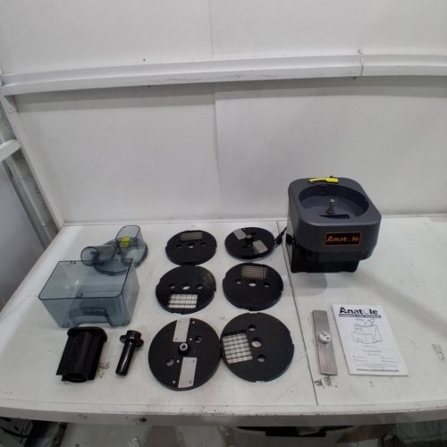 6-IN-1 ANATOLE COMMERCIAL FOOD PROCESSOR - 110V - 100W - BLACK (MODEL: CFP-2) image 3