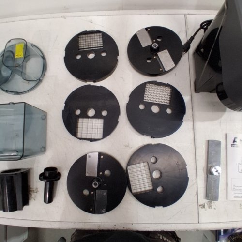 6-IN-1 ANATOLE COMMERCIAL FOOD PROCESSOR - 110V - 100W - BLACK (MODEL: CFP-2) image 4