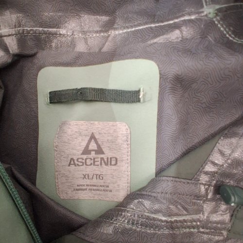 WOMENS ASCEND RAINY RIVER 2.5 RAIN JACKET - XL - CHINOIS GREEN image 5