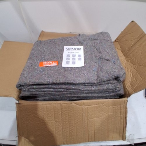 12PK POLYESTER/RECYCLED COTTON MOVING BLANKETS - 72" X 54" - MOTLEY (MODEL: YB072-35) image 2