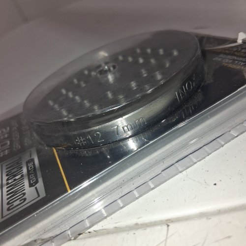 CABELA'S COMMERCIAL GRADE MEAT GRINDER PLATE - #10/#12, 7 MM - STAINLESS STEEL image 4