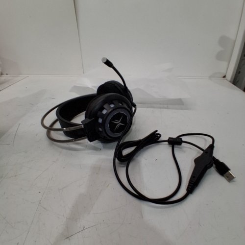 VEATOOL G3 USB WIRED NOISE CANCELLING HEADPHONES WITH RGB LIGHTS - BLACK image 3