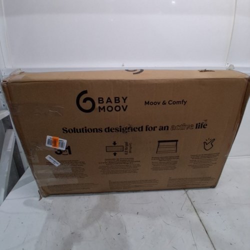BABYMOOV MOOV & COMFY 3-IN-1 LIGHTWEIGHT TRAVEL CRIB BABY PLAY YARD & INFANT BASSINET - 20LBS MAX - GREEN/GREY (MODEL: A035032_USA-CAN) image 5