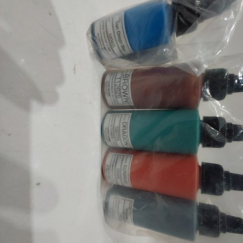 5 ASSORTED LUNA TATTOO PIGMENT INK BOTTLES - ASSORTED COLORS image 4