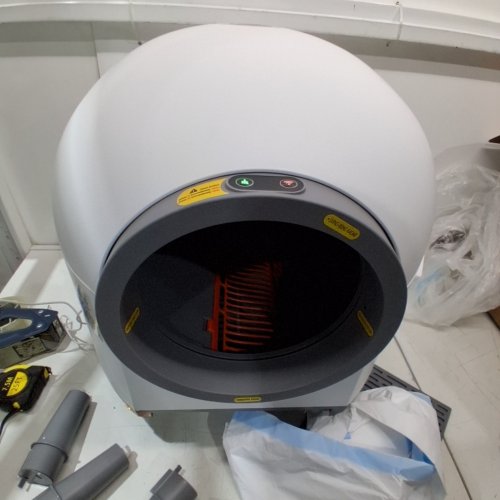AUTOMATIC APP CONTROL SELF CLEANING LITTER BOX - 90L - WHITE/GREY (MODEL: CH-ICB015) image 2