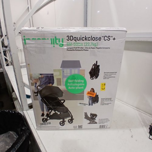 SUMMER BY INGENUITY 3DQUICKCLOSE CS+ COMPACT ONE TOUCH FOLDING STROLLER - 50LBS MAX - BLACK (MODEL: 31900-090) image 6