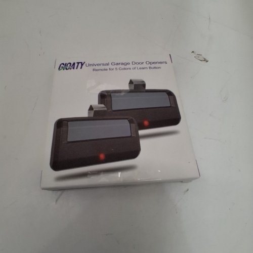 2PK GIOATY UNIVERSAL GARAGE DOOR REMOTES - SINGLE BUTTON - BLACK image 4