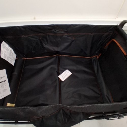 MAC SPORTS FOLDING WAGON WITH BRAKES AND POCKETS - 8.6" X 21.7" X 25" - 350LBS CAP - BLACK (MODEL: 1872234) image 3