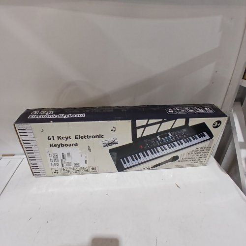 PORTABLE 61-KEY ELECTRONIC KEYBOARD DIGITAL PIANO WITH MICROPHONE FOR LEARNING / TEACHING - PINK (MODEL:BD-60I0) image 5