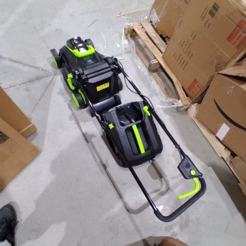 STEELITE CORDLESS ELECTRIC BATTERY OPERATED PUSH LAWN MOWER - 20V - BLACK/GREEN (MODEL: DG500-2) image 2