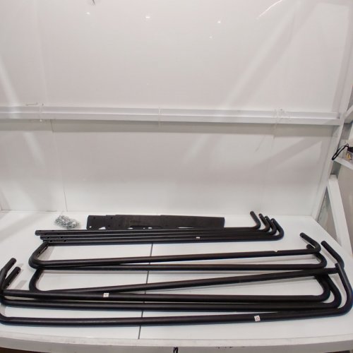 VEVOR OUTDOOR FIREWOOD RACK - 12FT X 4FT X 14" - 660LBS CAP - BLACK (MODEL: CJODB012FT) image 5