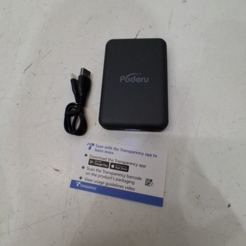 PODORU MAGSAFE MAGNETIC BATTERY PACK WITH TYPE-C CABLE FOR WIRELESS CHARGER - 10000MAH - 15W - BLACK (MODEL: ‎KT-D003) image 3
