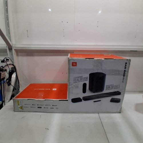 JBL BAR 7.1.4 CHANNEL SOUNDBAR SYSTEM WITH DETACHABLE SURROUND SPEAKERS MULTIBEAM 3.0, DOLBY ATMOS AND DTS:X WITH 10" SUB & WORKS WITH VOICE ASSISTANT-ENABLED SPEAKERS - 960W - BLACK (MODEL: BAR 1000MK2) image 21