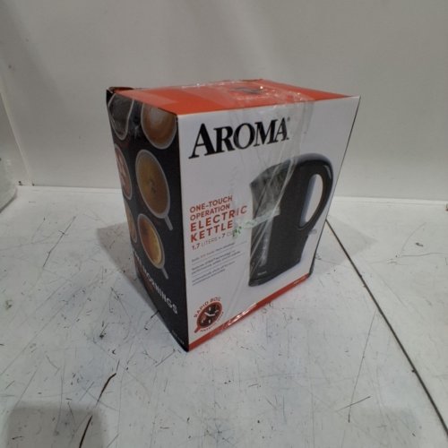 AROMA ONE TOUCH ELECTRIC WATER KETTLE - 1.7L - BLACK (MODEL: AWK-110B) image 2