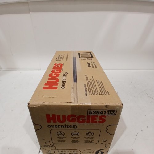 84PK HUGGIES OVERNITES EXTRA ABSORBENT DISPOSABLE DIAPERS - SIZE 6 (35+LB) - DISNEY WINNIE THE POOH image 3