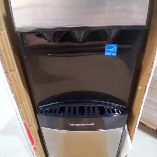 FRIGIDAIRE HOT AND COLD WATER DISPENSER, 5 GALLON - STAINLESS STEEL/BLACK (MODEL: EFWC505) image 3