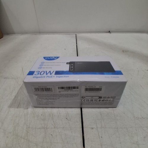 CUDY GIGABIT POE+ INJECTOR - 30W - BLACK (MODEL: POE200) image 3