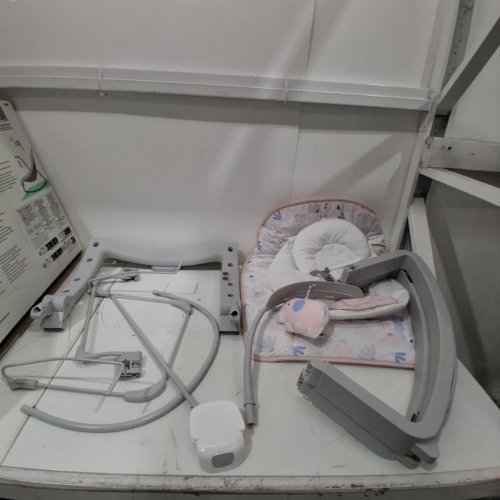 INGENUITY KEEP COZY 3-IN-1 GROW WITH ME VIBRATING BABY BOUNCER SEAT & ROCKER - 6-40LBS - PINK/GREY (MODEL: 12909) image 3