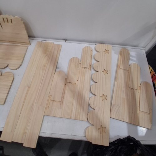 3-TIER WOODEN BEAR ORGANIZER - 2FT - NATURAL image 3