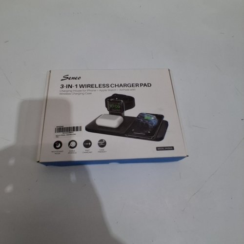 SENEO 3-IN-1 WIRELESS CHARGING PAD - BLACK image 3