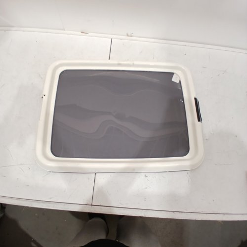 IRIS PUPPY AND DOG TRAINING PET PEE PAD HOLDER -17"X24"- GREY /WHITE image 2