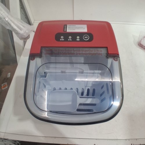 EUHOMY COUNTERTOP ICE MAKER MACHINE - RED - (MODEL: IM-06A) image 2