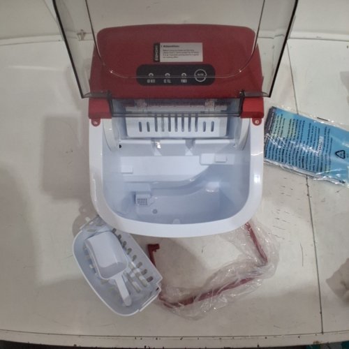 EUHOMY COUNTERTOP ICE MAKER MACHINE - RED - (MODEL: IM-06A) image 4