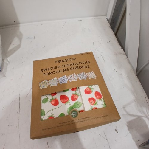 12PK RECYCO PLANT BASED SWEDISH DISHCLOTHS - ASSORTED SIZES - MULTICOLOUR (MODEL: 1796215) image 3