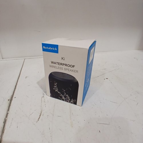 NOTABRICK BLUETOOTH SPEAKER WITH STEREO BASS - 15 HOUR LISTENING TIME - 15W 4.5" X 3.5" - BLUE (MODEL: KI) image 4