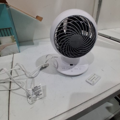 IRIS WOOZOO 5-SPEED OSCILLATING GLOBE FAN - 82FT RANGE - WHITE (MODEL: PCF-SC15T-CT/2354207) image 3