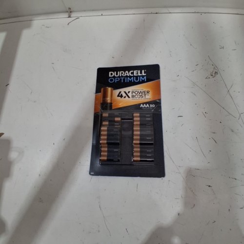 30PK DURACELL OPTIMUM 4X POWER BOOST ALKALINE "AAA" BATTERY image 2