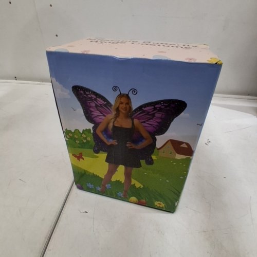 XYJKIDSES INFLATABLE BUTTERFLY WINGS COSTUME - PURPLE/PINK image 2