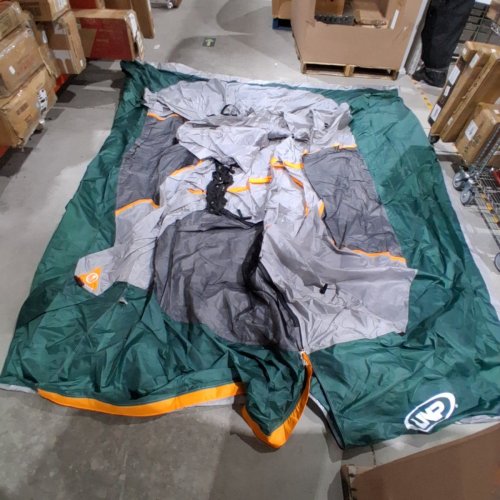 UNP UNIVERSAL SUV TAILGATE SHELTER INSTANT CAR CAMPING TENT - 10FT X 10FT - GREEN/ORANGE (MODEL: UNP-1010SUV-GRN) image 3
