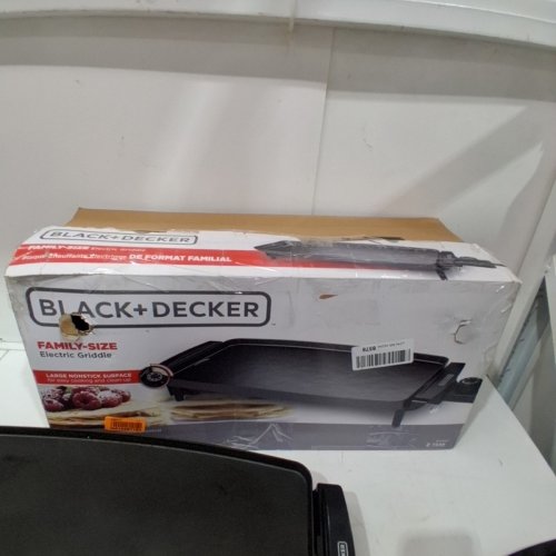 BLACK & DECKER ELECTRIC GRIDDLE - BLACK (MODEL: GD1810BC) image 5
