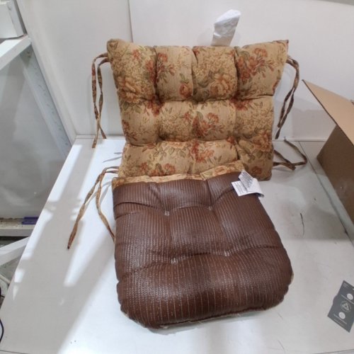 2PC KLEAR VU THE GRIPPER NON-SLIP JUMBO ROCKING CHAIR CUSHION SET - SOMERSET image 3