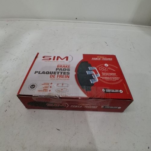 SIM REAR DISC BRAKE PADS FOR CAR 2009-2016 TOYOTA VENZA - SEMI-METALLIC (MODEL:SIM-1402) image 3