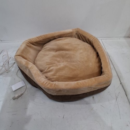 K&H PET PRODUCTS THERMO-KITTY HEATED CAT/DOG BED - LARGE/20" - MOCHA/TAN (MODEL: 100537794) image 3